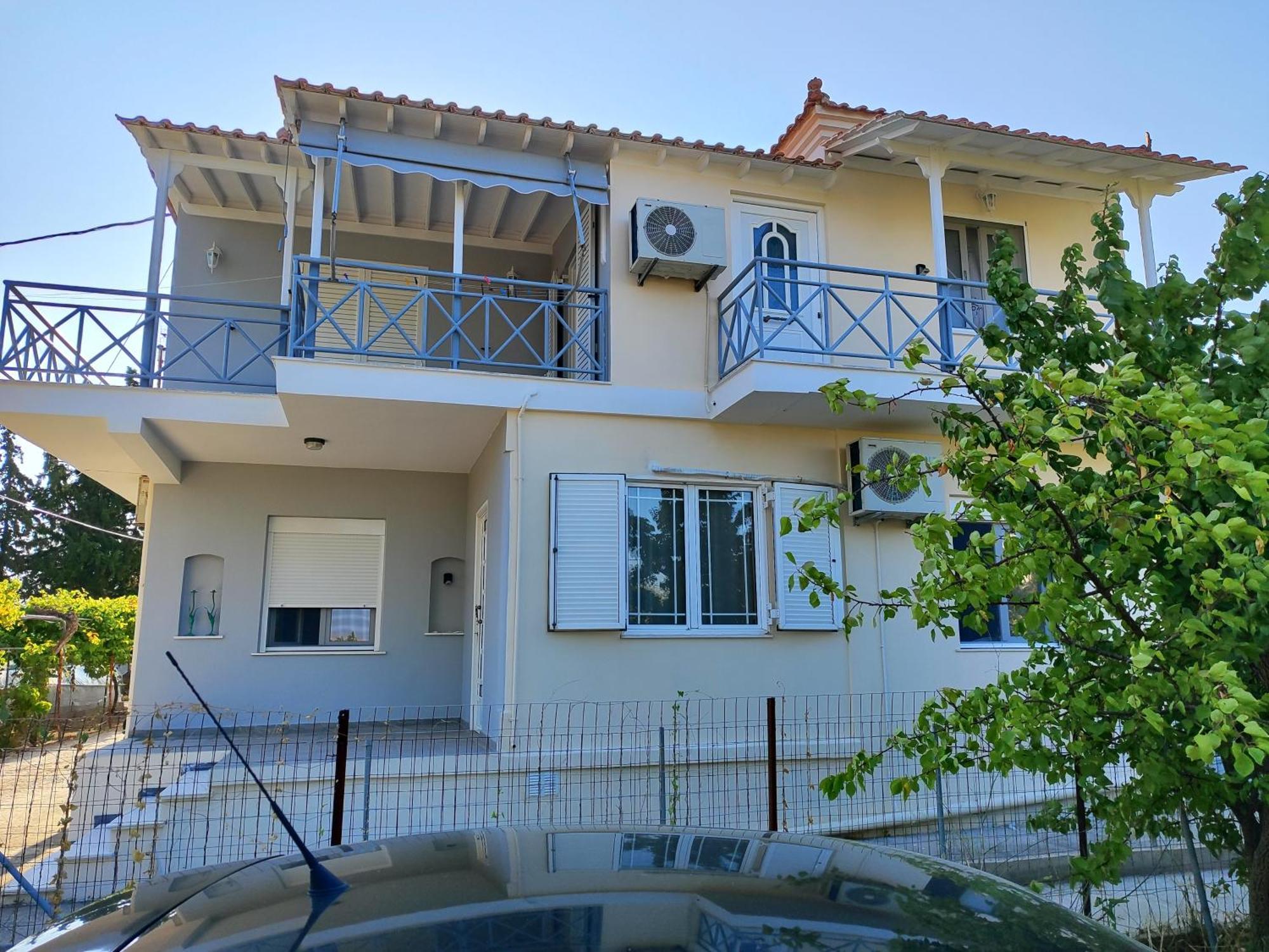 Holiday House With Sea View In Skala Polichnitos Skala Polichnitou Dış mekan fotoğraf