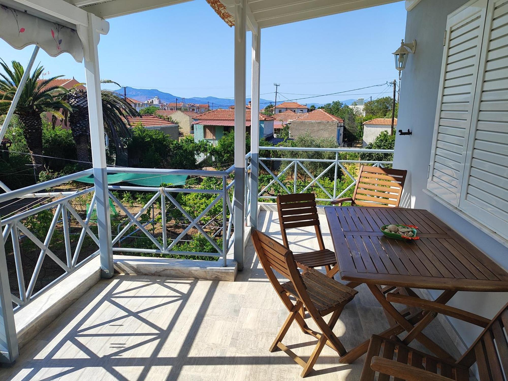 Holiday House With Sea View In Skala Polichnitos Skala Polichnitou Dış mekan fotoğraf